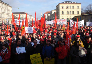 Siemens-Protest in München
